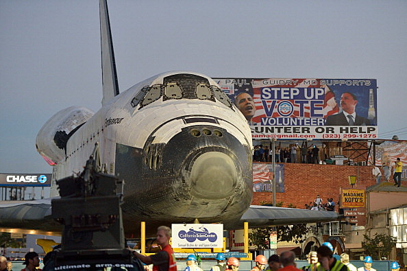 Space Shuttle Endeavour Makes 2-Day Trip Through LA Streets To Its Final Destination Space Shuttle Endeavour Makes 2-Day Trip Through LA Streets To Its Final Destination